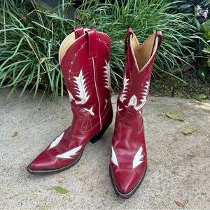 Vintage Red Western Cowboy Boot (VTG)